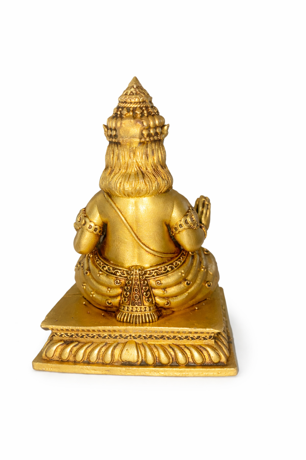 PeetalKraft Premium Hnadcrafted Brass Kuber | Available in Two Variation (100grams & 225grams) | Home, Temple, Office Decorative and Vastu Figurine